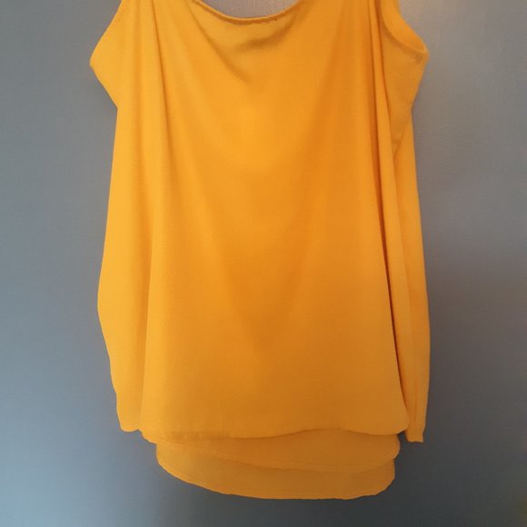 Yellow Tank Top Blouse - Picture 6 of 6